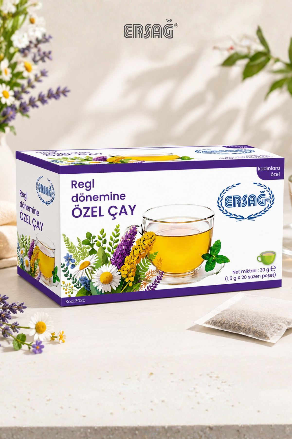 ERSAĞ Regl Dönemine Özel Bitki Çayı 30 GR
