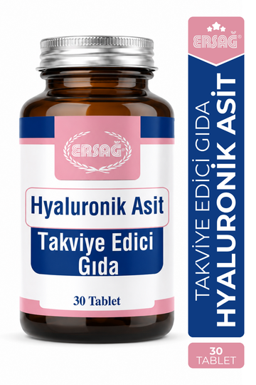 ERSAĞ Hyaluronik Asit İçeren Takviye Edici Gıda 30 Tablet