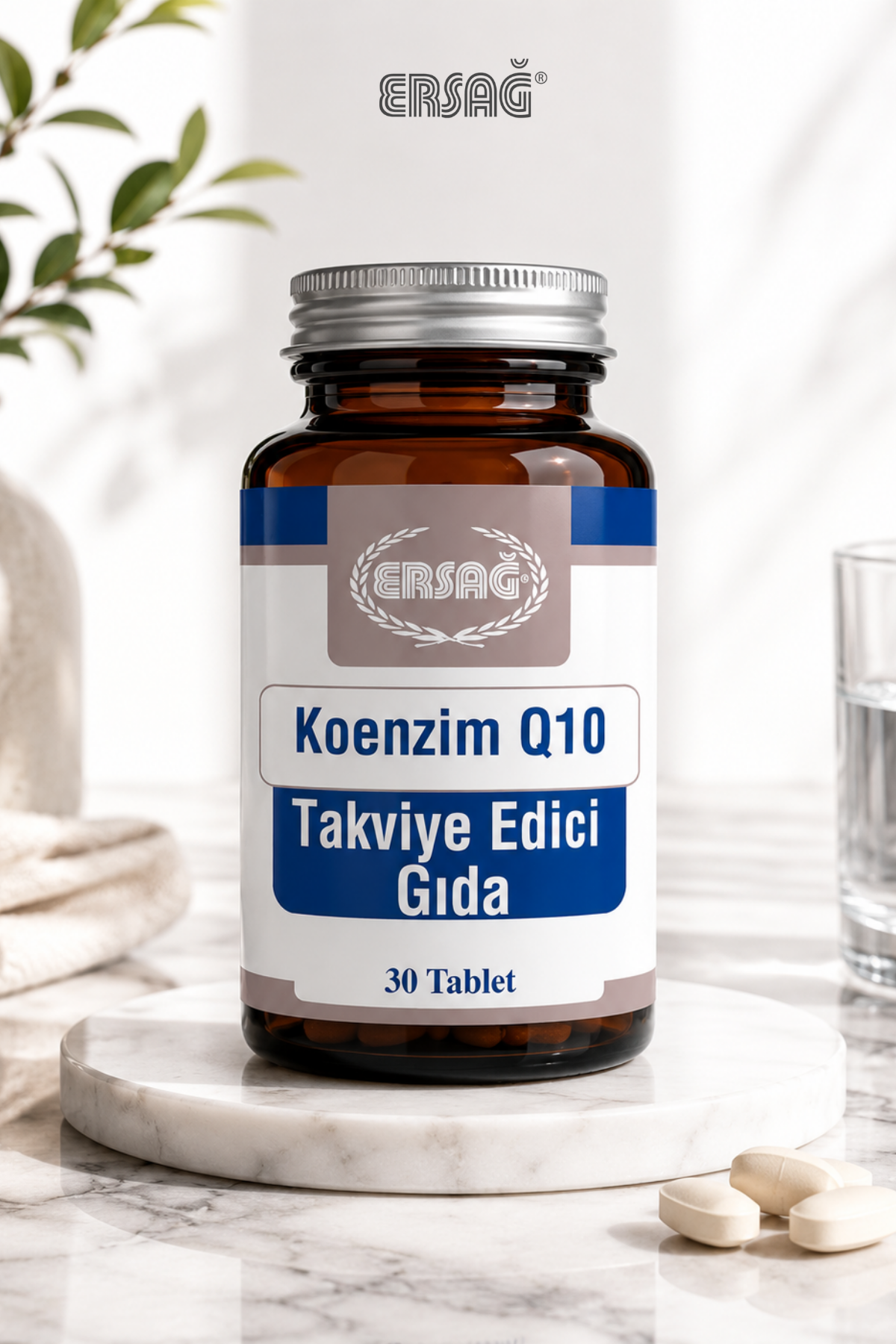 ERSAĞ Koenzim Q10 Takviye Edici Gıda 30 Tablet