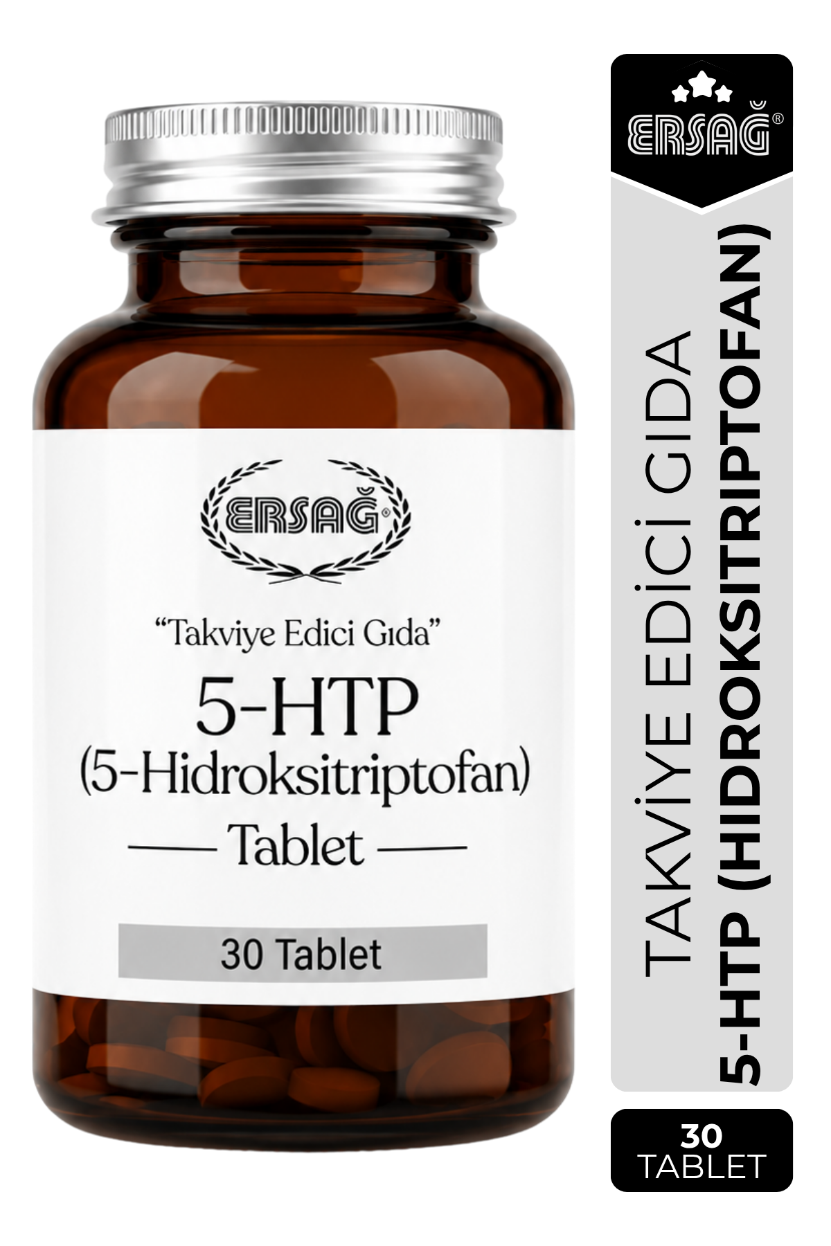 ERSAĞ 5-HTP Hidroksitriptofan Takviye Edici Gıda 30 Tablet