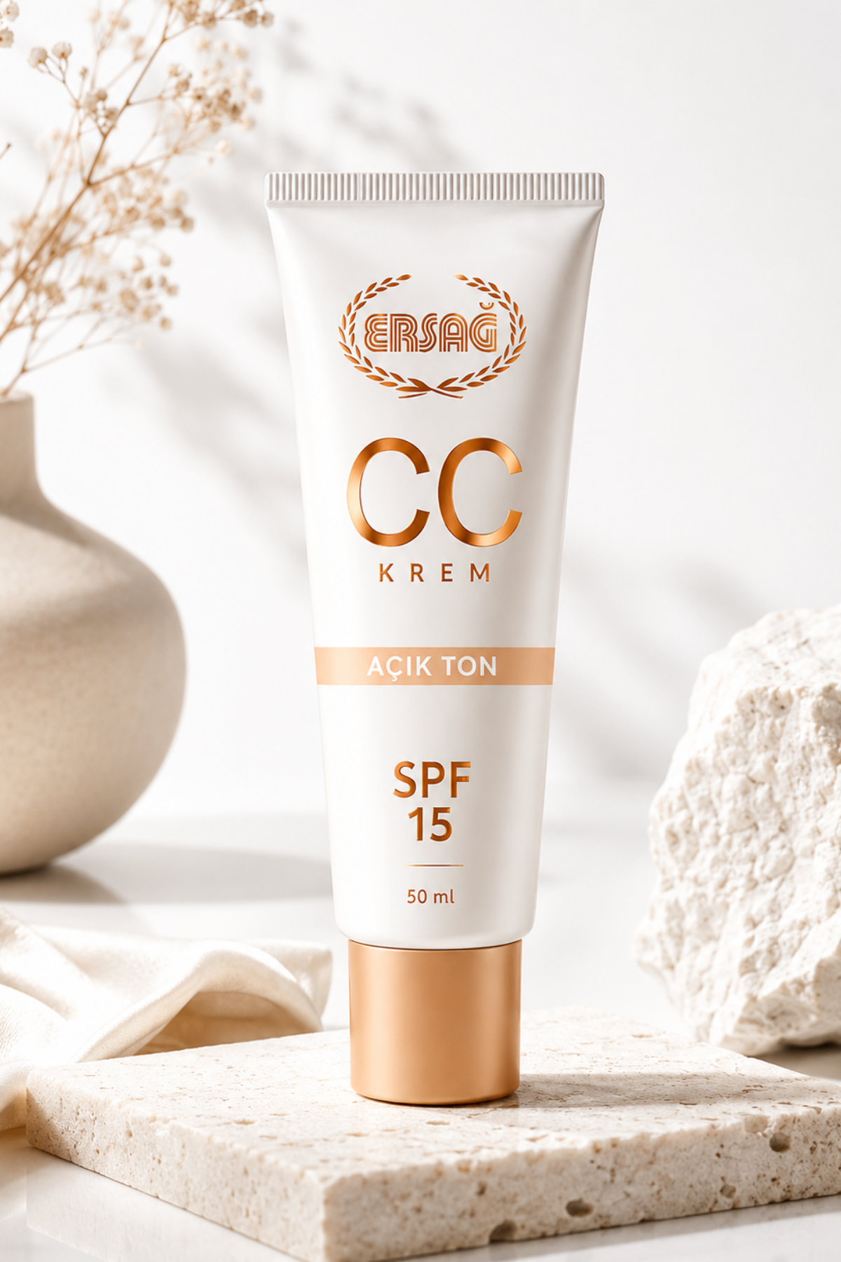 ERSAĞ CC Krem 50 ML -  Açık Ton