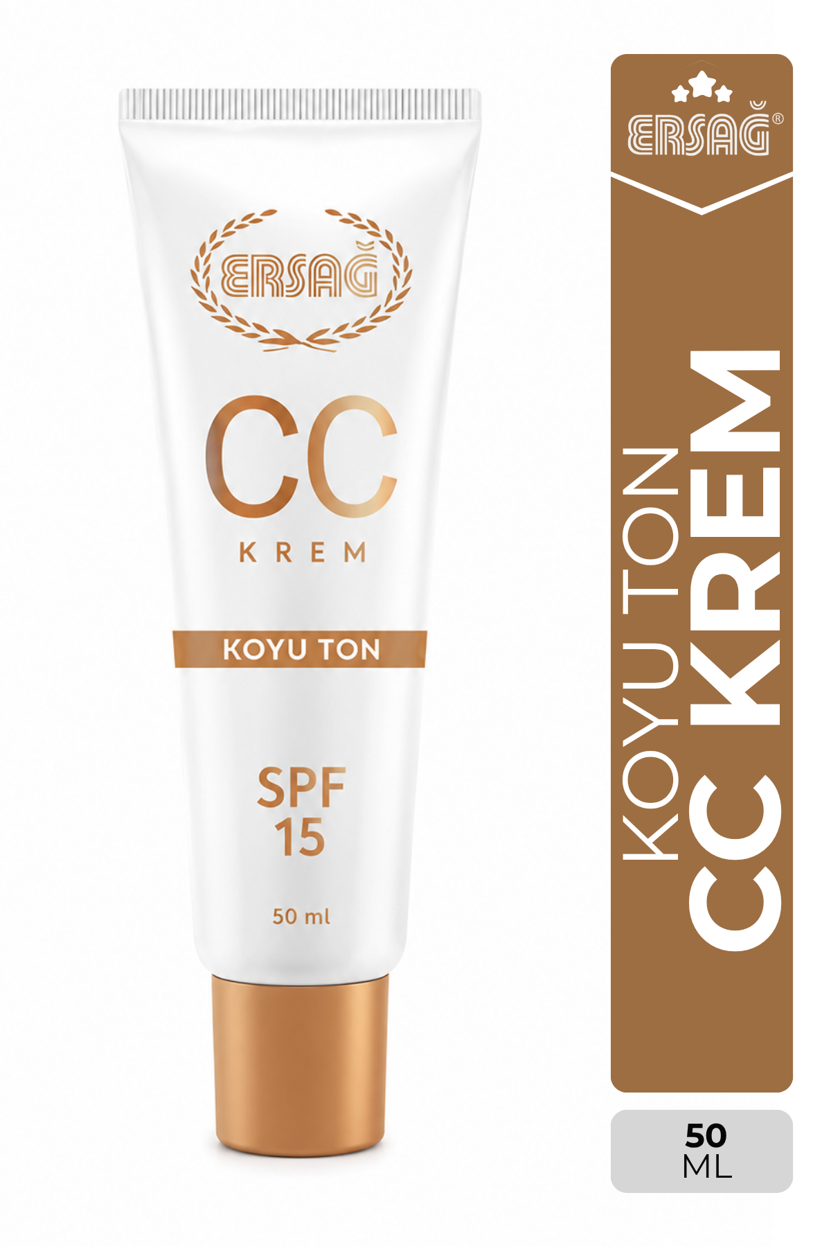 ERSAĞ CC Krem 50 ML -  Koyu Ton