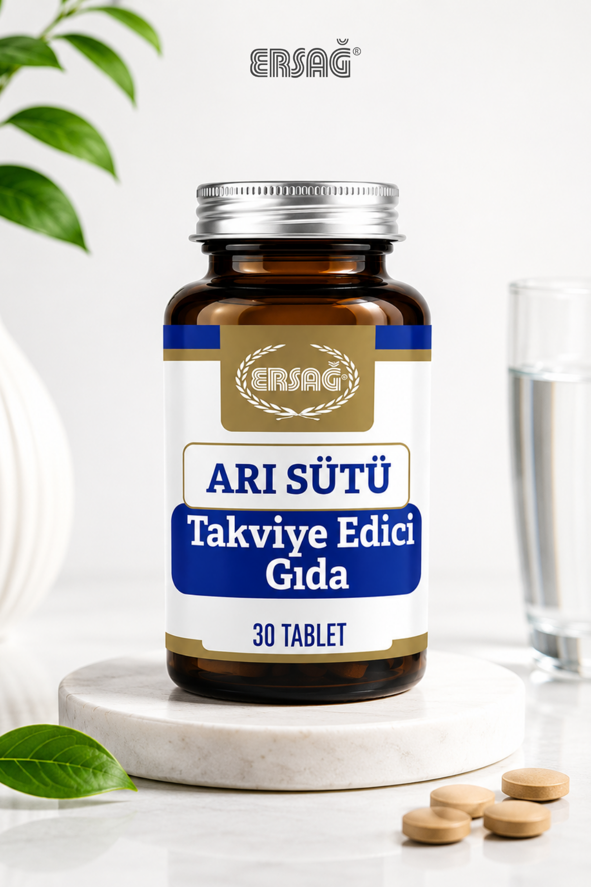 ERSAĞ Arı Sütü 30 Tablet Takviye Edici Gıda