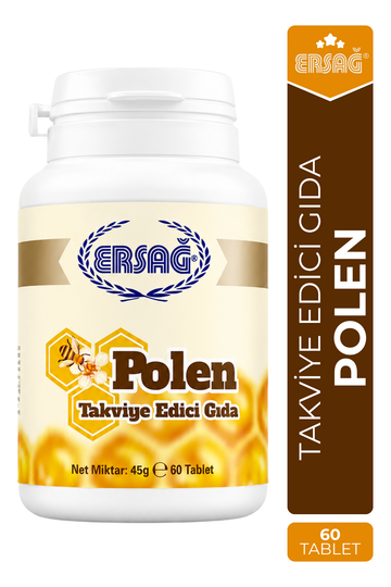 ERSAĞ Polen 60 Tablet Takviye Edici Gıda