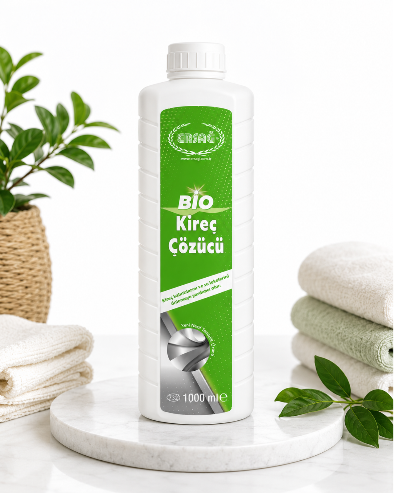 ERSAĞ Bio Kireç Çözücü Temizlik Ürünü 1000 ML