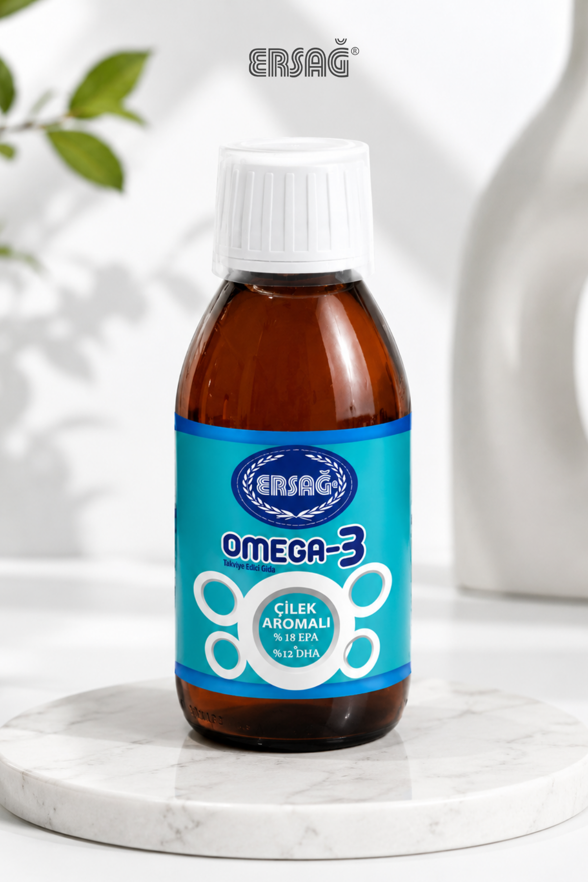 ERSAĞ Omega-3 Sıvı Çilek Aromalı Takviye Edici Gıda 100 ML