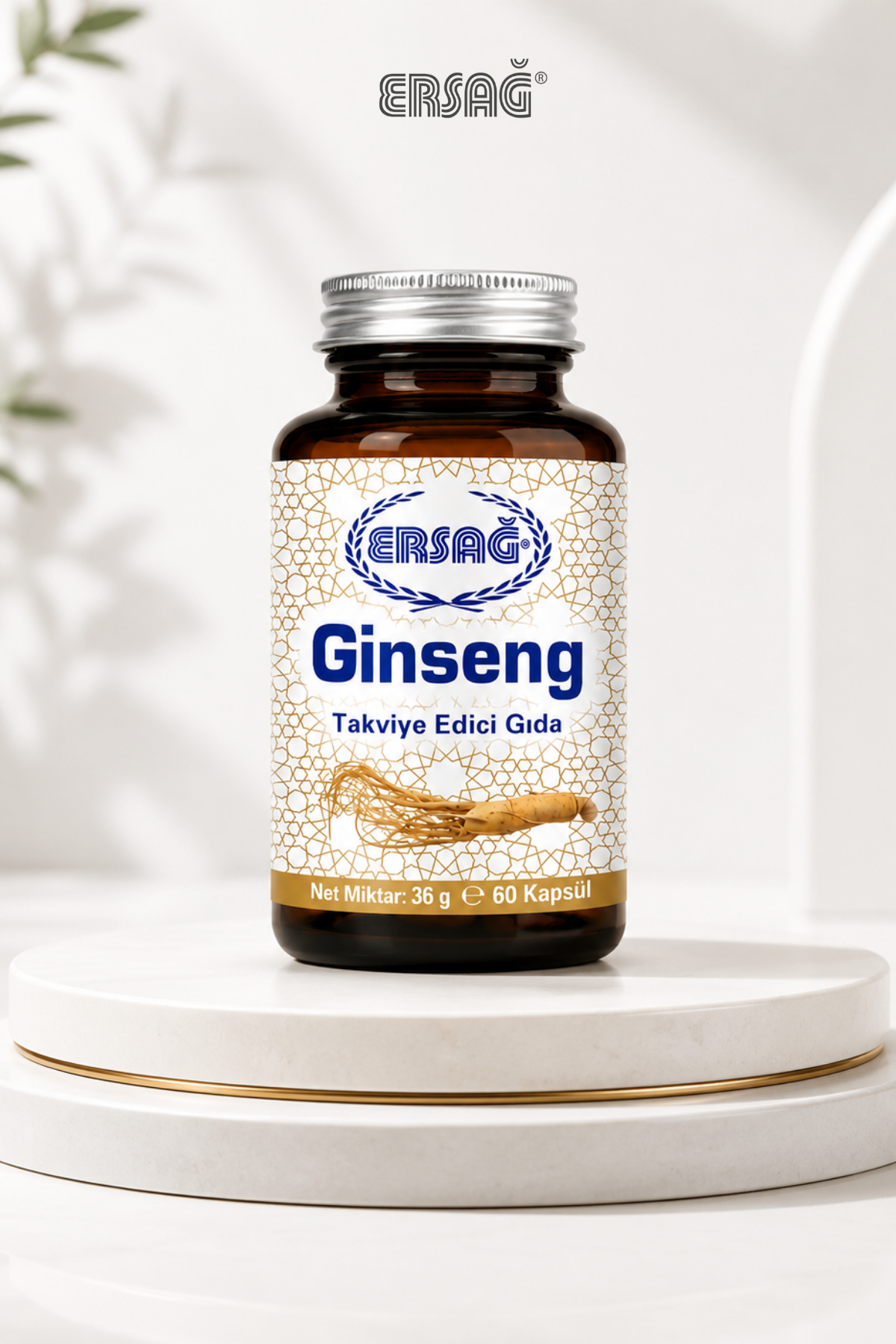 ERSAĞ Ginseng Takviye Edici Gıda 60 Kapsül