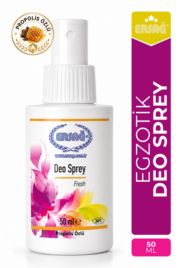 ERSAĞ Ter Kokusu İçin Propolis Özlü Deo Sprey Fresh 50 ML