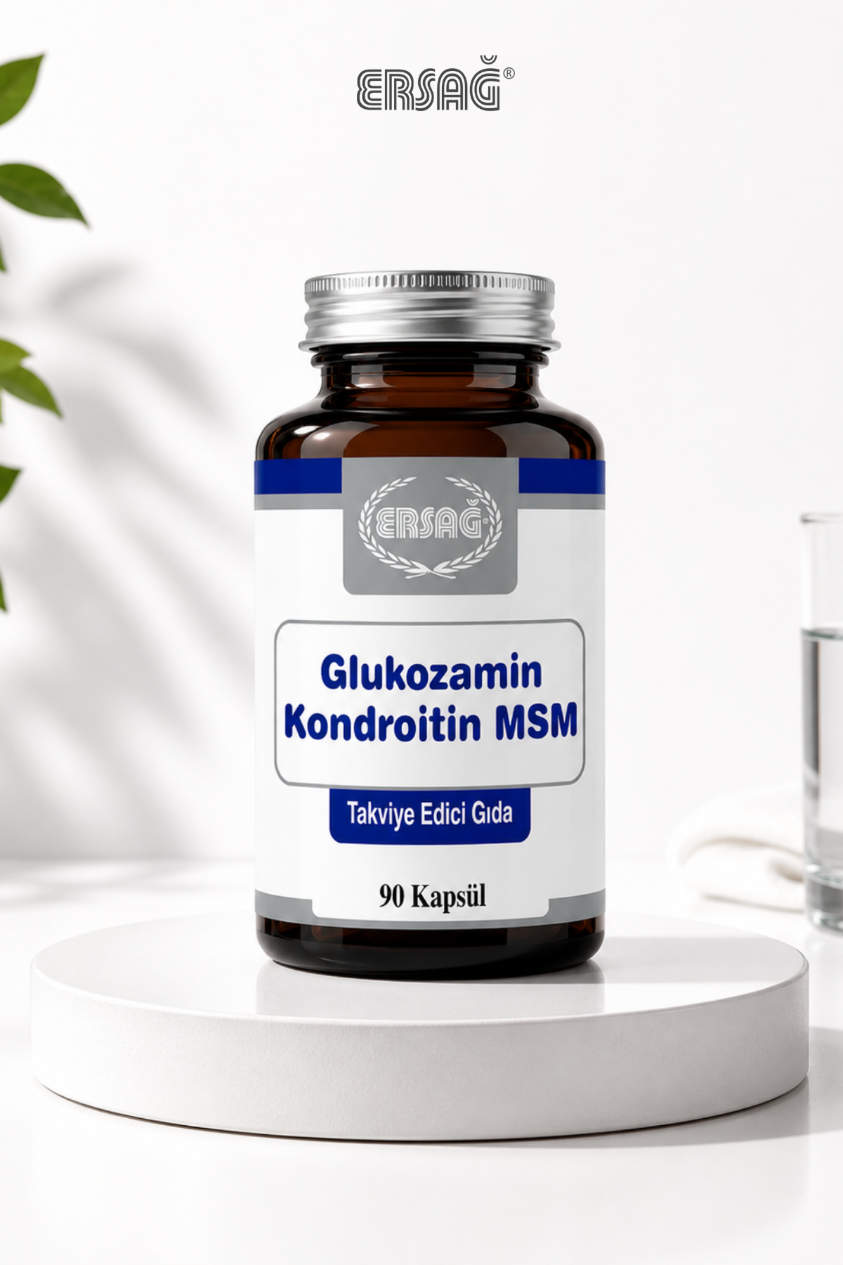 ERSAĞ Glukozamin Kondroitin MSM Takviye Edici Gıda 90 Kapsül