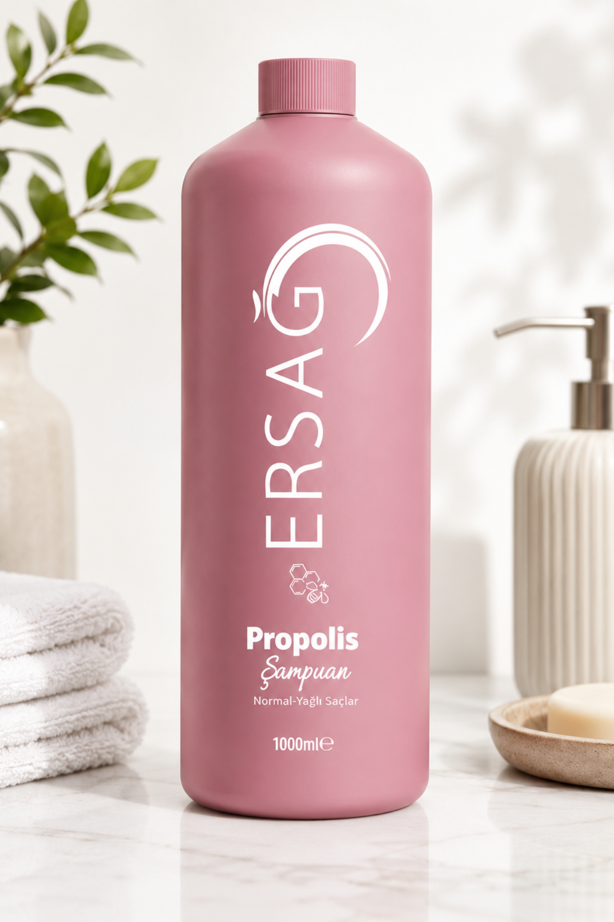 ERSAĞ Propolisli Şampuan 1000 ML - Normal ve Yağlı Saçlar