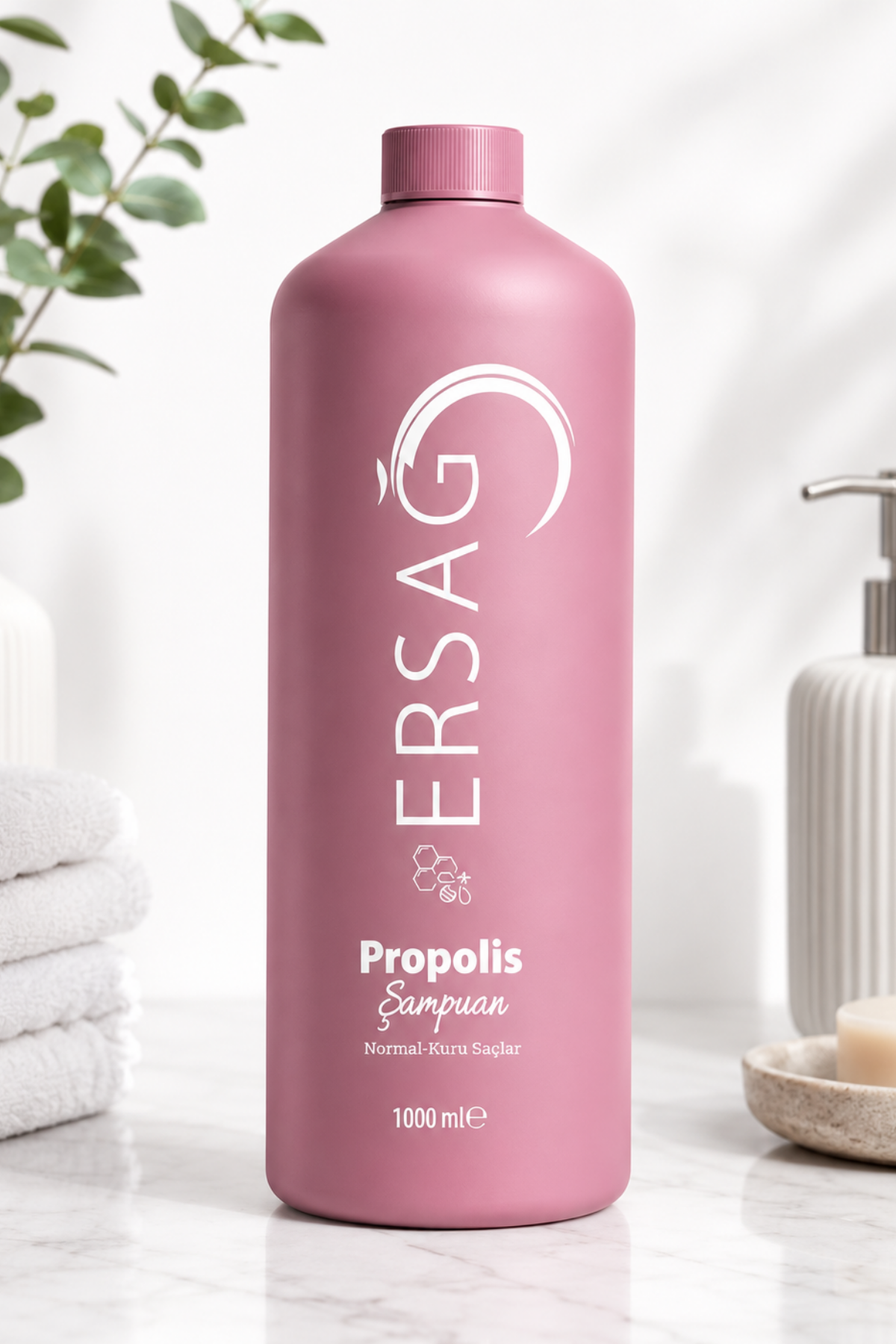 ERSAĞ Propolisli Şampuan 1000 ML - Normal ve Kuru Saçlar