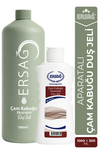 ERSAĞ Aparatlı Çam Kabuğu Ekstraktlı Duş Jeli 1000 ML