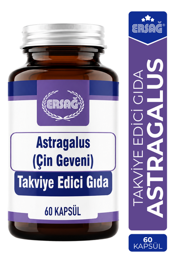 ERSAĞ Astragalus Çin Geveni Ekstraktı Takviye Edici Gıda 60 Kapsül
