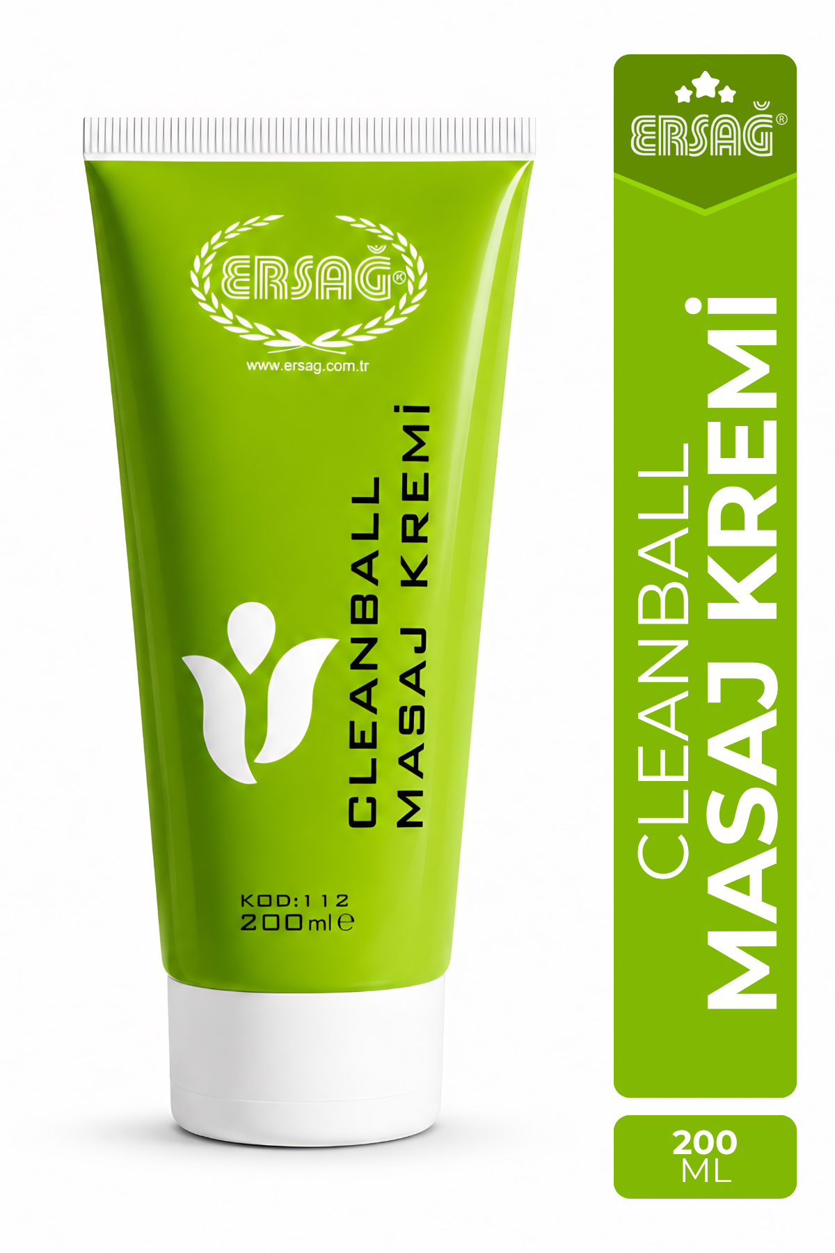 ERSAĞ Mentol Etkili Masaj Kremi 200 ML – Rahatlatıcı Vücut Bakımı