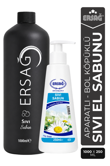 ERSAĞ Aparatlı Sıvı El Sabunu 1000 ML