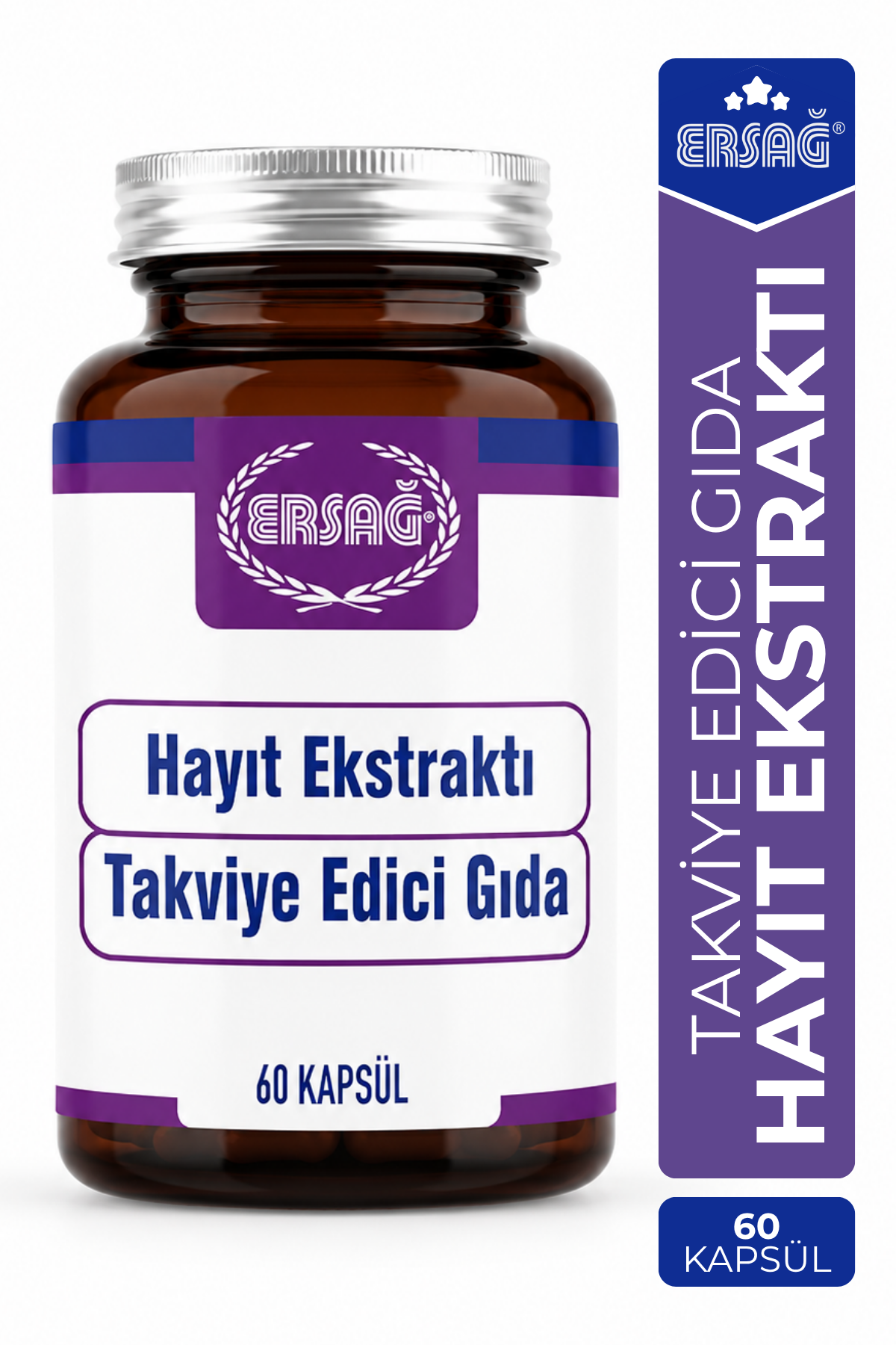 ERSAĞ Hayıt Ekstraktı Takviye Edici Gıda 60 Kapsül