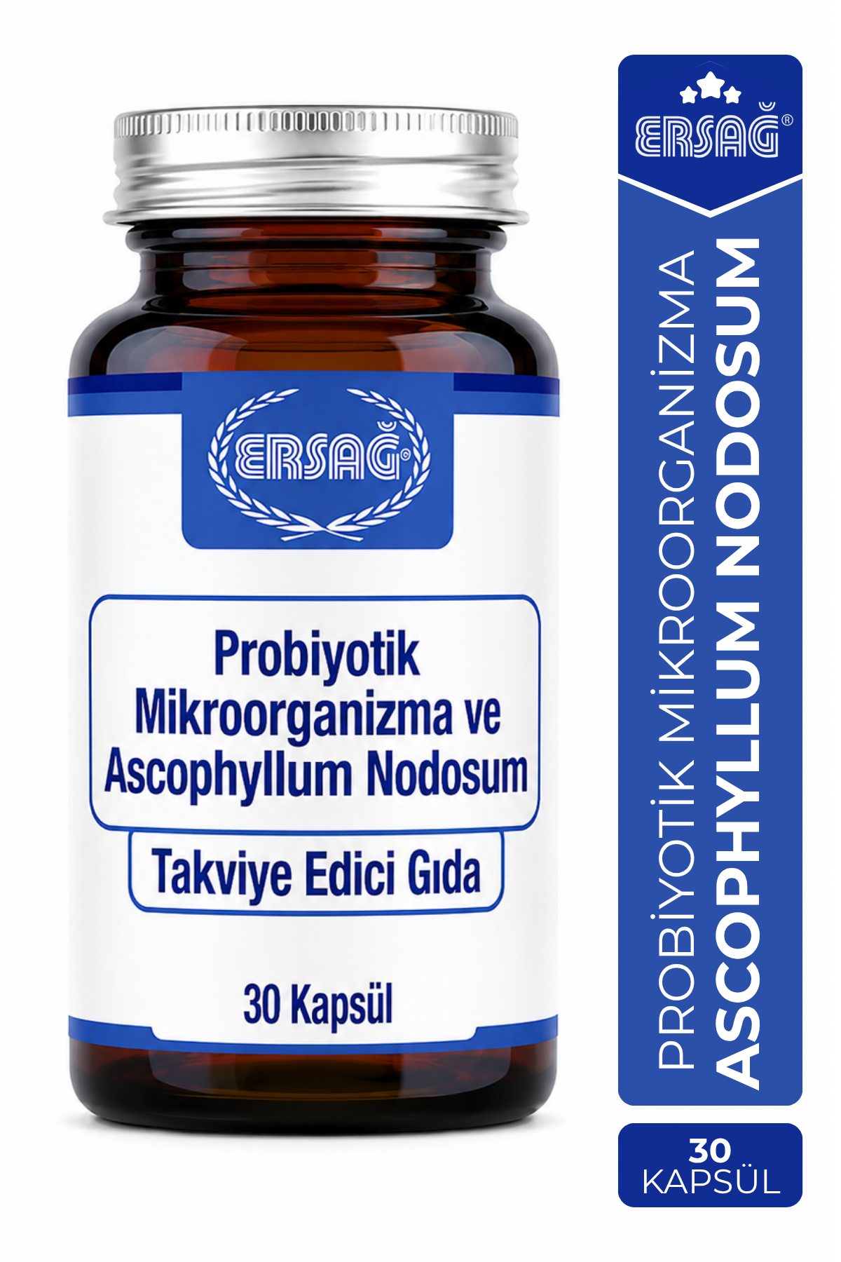 ERSAĞ Probiyotik Mikroorganizma ve Ascophyllum Nodosum 30 Kapsül
