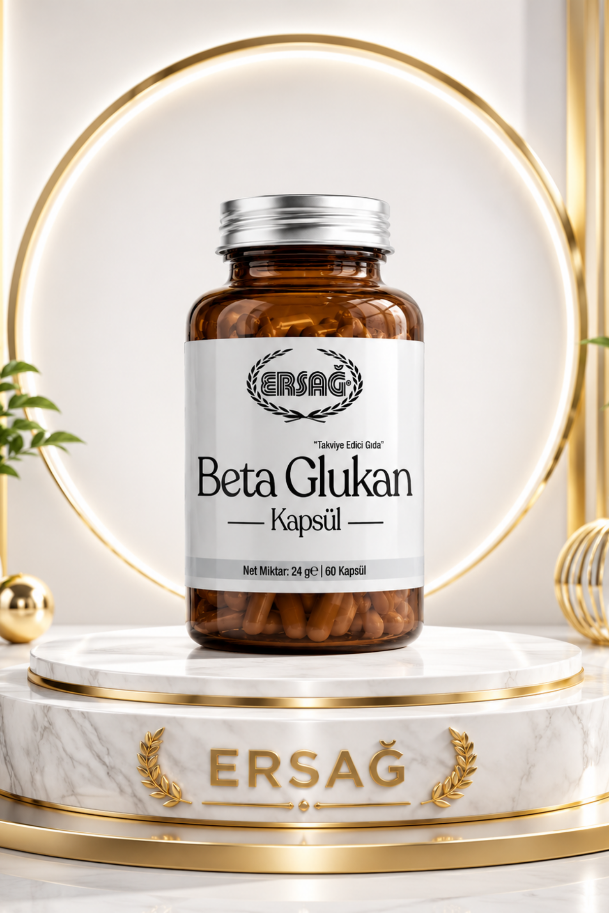 ERSAĞ Beta Glukan Takviye Edici Gıda 60 Kapsül