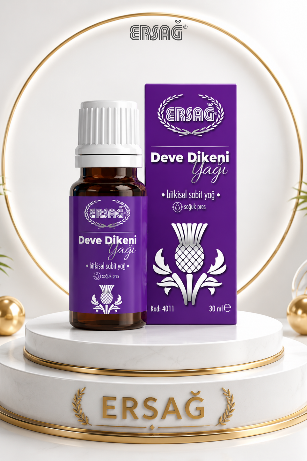 ERSAĞ Soğuk Pres Deve Dikeni Yağı 30 ML