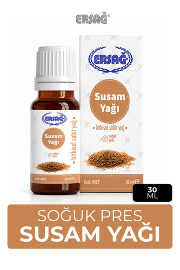 ERSAĞ Soğuk Pres Susam Yağı 30 ML