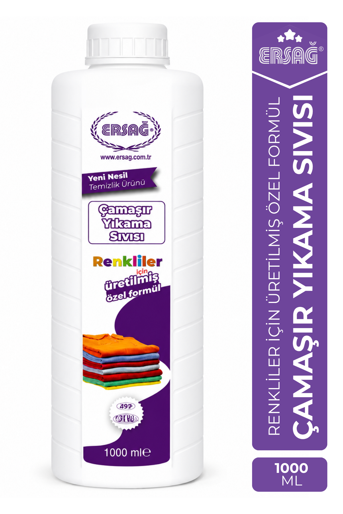 ERSAĞ Yeni Nesil Renkliler İçin Çamaşır Yıkama Sıvısı 1000 ML