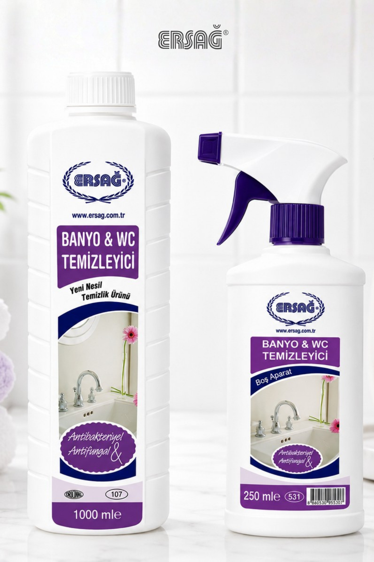 ERSAĞ Aparatlı Banyo WC Temizleyici 1000 ML