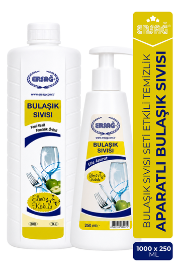 ERSAĞ Aparatlı Elmalı Bulaşık Sıvısı 1000 ML