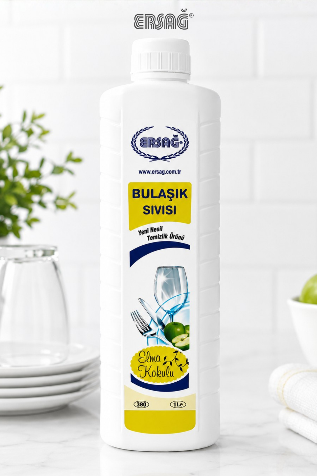 ERSAĞ Bulaşık Sıvısı Elma Kokulu 1000 ML