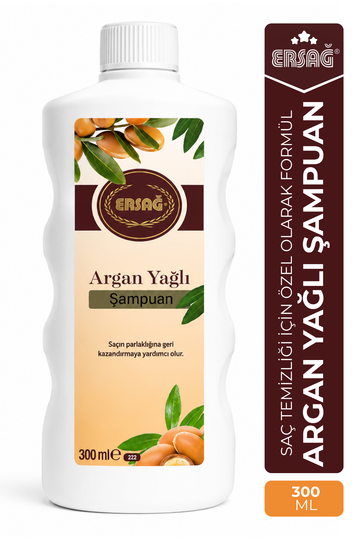 ERSAĞ Argan Yağlı Şampuan 300 ML