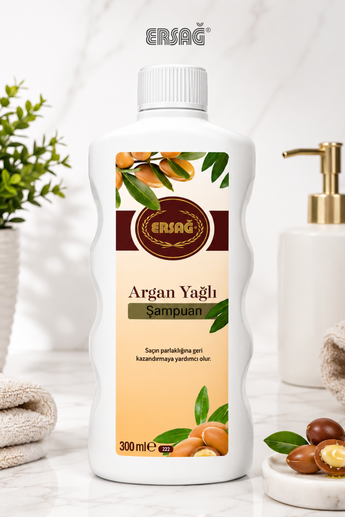 ERSAĞ Argan Yağlı Şampuan 300 ML