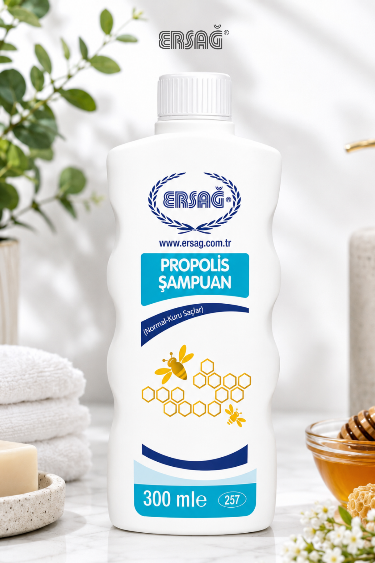 ERSAĞ Propolisli Şampuan Normal-Kuru Saçlar 300 ML