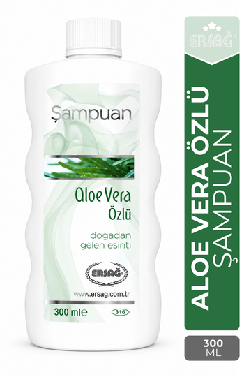 ERSAĞ Aloe Vera Özlü Şampuan 300 ML