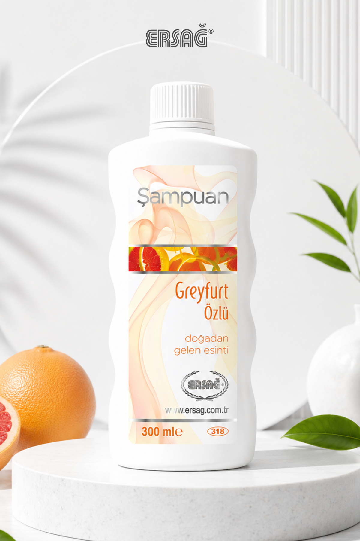 ERSAĞ Greyfurt Özlü Şampuan 300 ML
