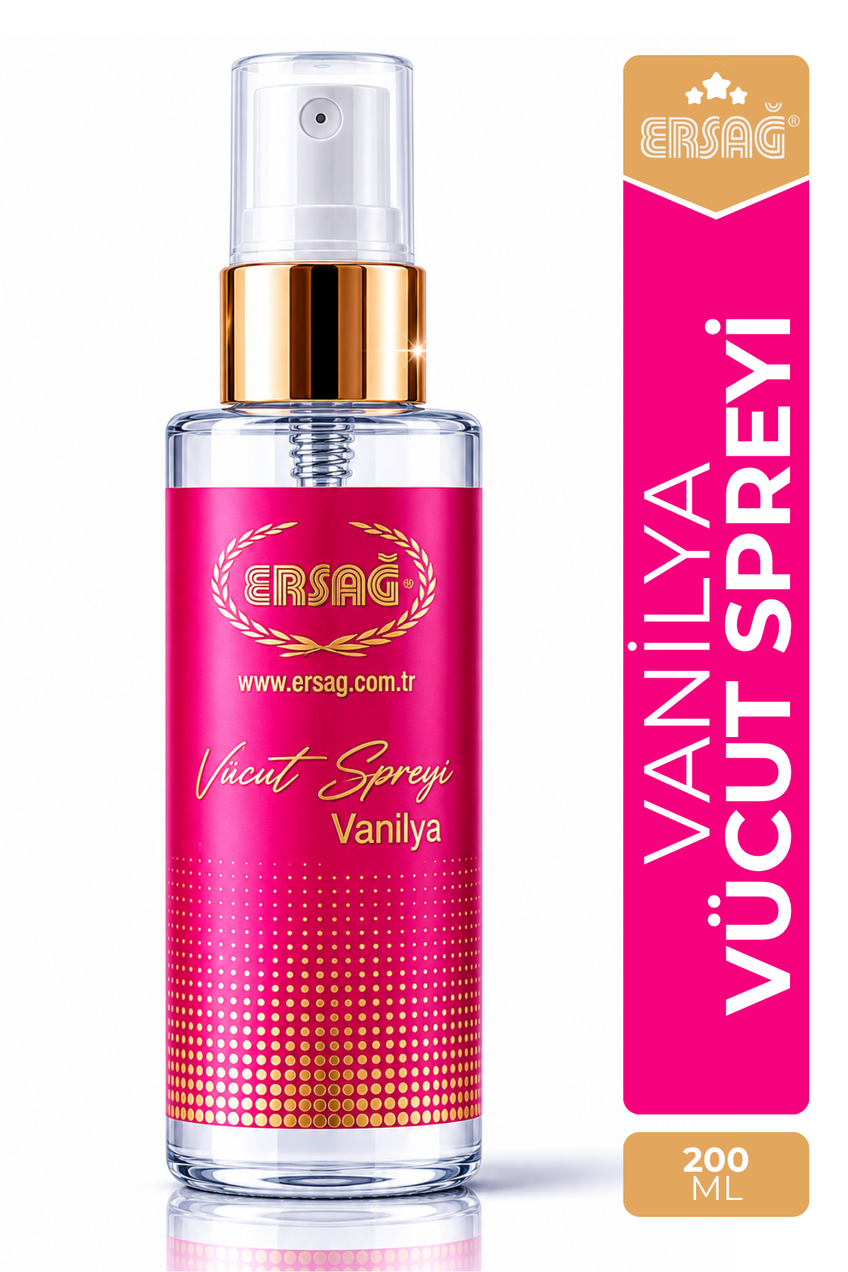 ERSAĞ Vanilya Kadın Vücut Spreyi 200 ML