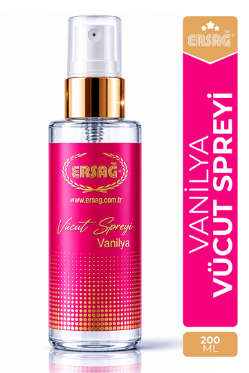 ERSAĞ Vanilya Kadın Vücut Spreyi 200 ML
