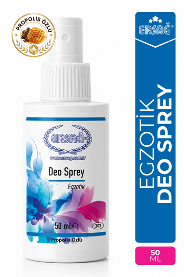 ERSAĞ Ter Kokusu İçin Propolis Özlü Deo Sprey Egzotik 50 ML