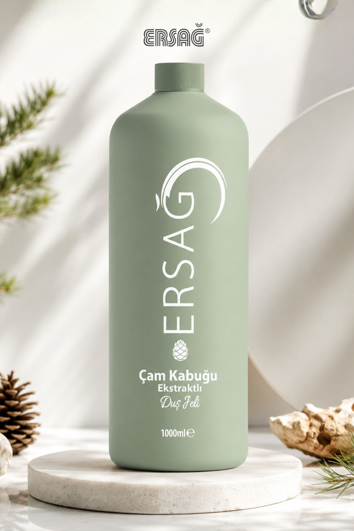 ERSAĞ Çam Kabuğu Ekstraktlı Duş Jeli 1000 ML