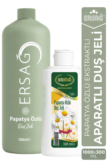 ERSAĞ Aparatlı Papatya Özlü Duş Jeli 1000 ML x 300 ML