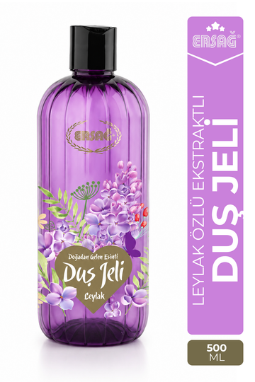 ERSAĞ Leylak Kokulu Duş Jeli 500 ML