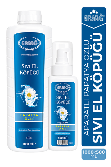 ERSAĞ Aparatlı Papatya Özlü Sıvı El Köpüğü 1000 ML X 500 ML