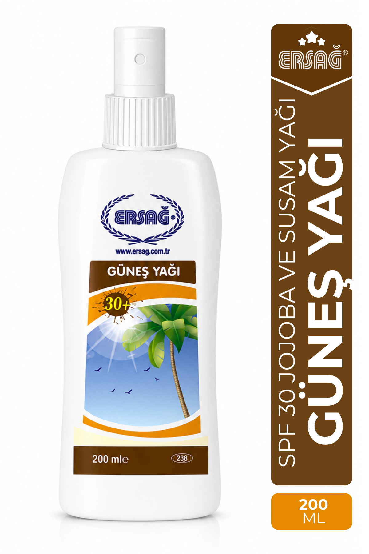 ERSAĞ Güneş Yağı 200 ML