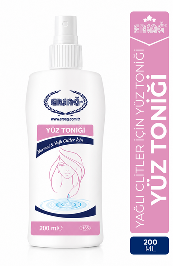 ERSAĞ Yüz Toniği Normal ve Yağlı Ciltler İçin 200 ML