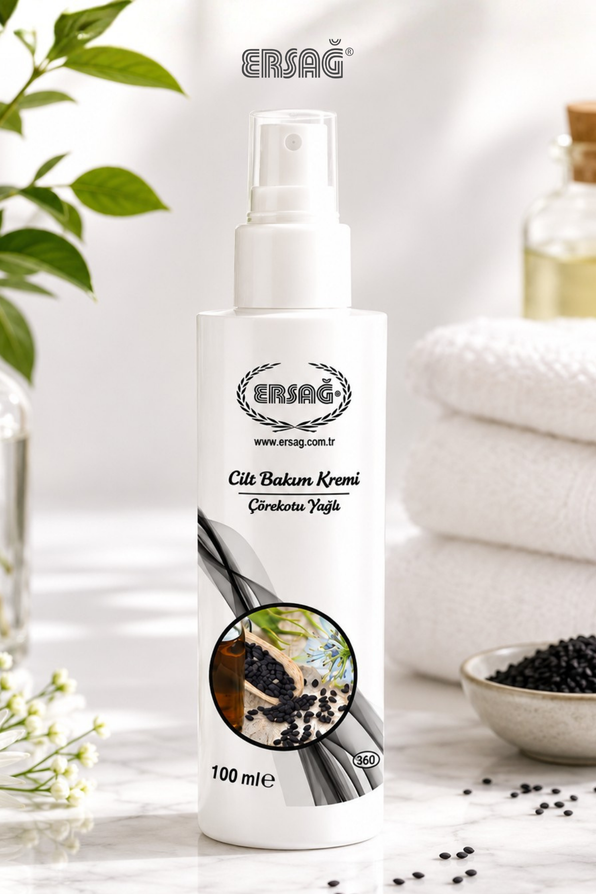 ERSAĞ Çörekotu Yağlı Cilt Bakım Kremi 100 ML
