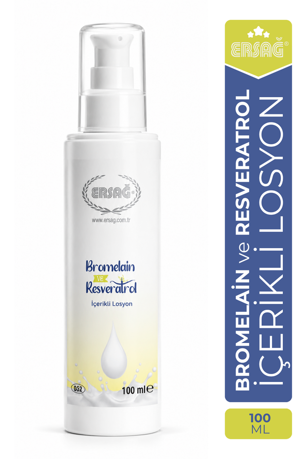 Ersağ Bromelain ve Resveratrol İçerikli Losyon