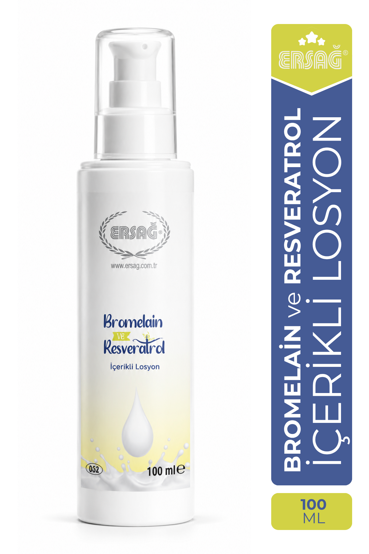 ERSAĞ Bromelain ve Resveratrol İçerikli Losyon 100 ML
