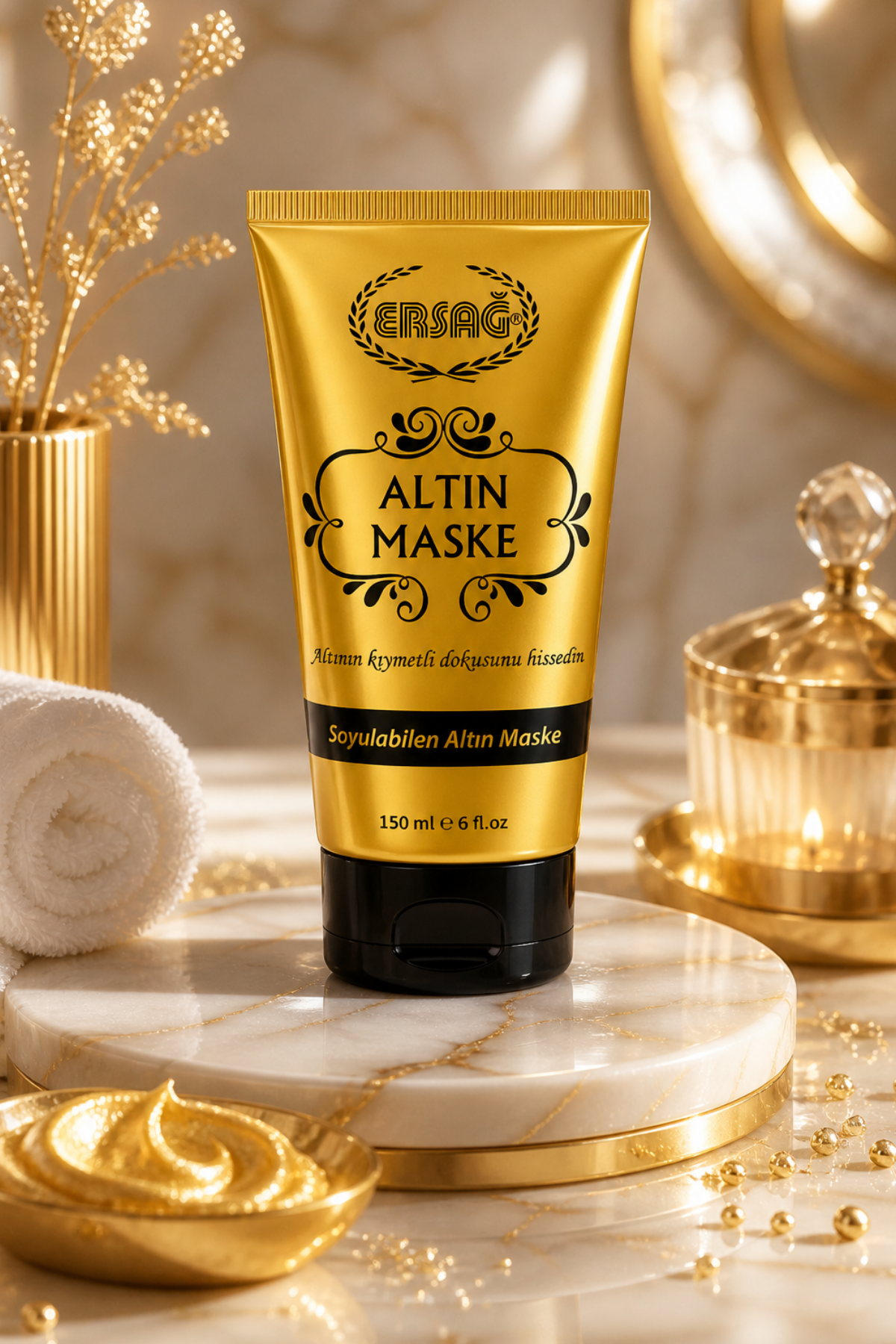 ERSAĞ Soyulabilen Altın Maske 150 ML