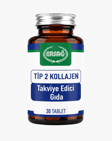 ERSAĞ Tip 2 Kollajen İçeren Takviye Edici Gıda 30 Tablet