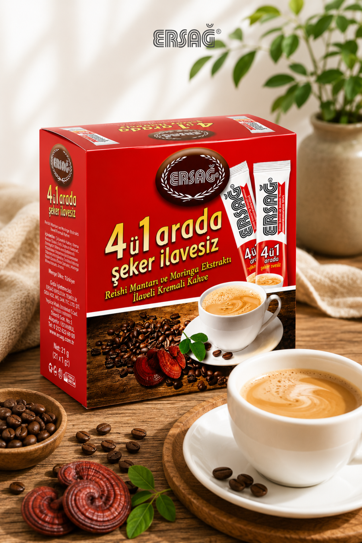 ERSAĞ 4’ü 1 Arada Kahve - Yumuşak İçim