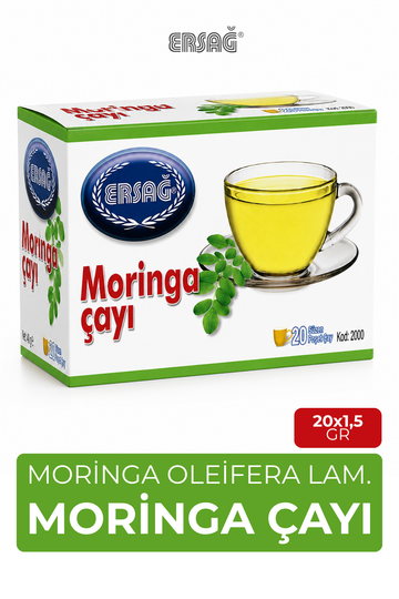 ERSAĞ Moringa Çayı 20 Süzen Poşet 30 GR