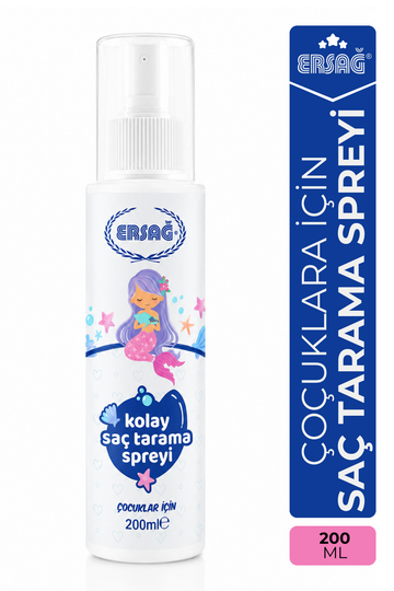 ERSAĞ Çocuklar İçin Kolay Saç Tarama Spreyi 200 ML